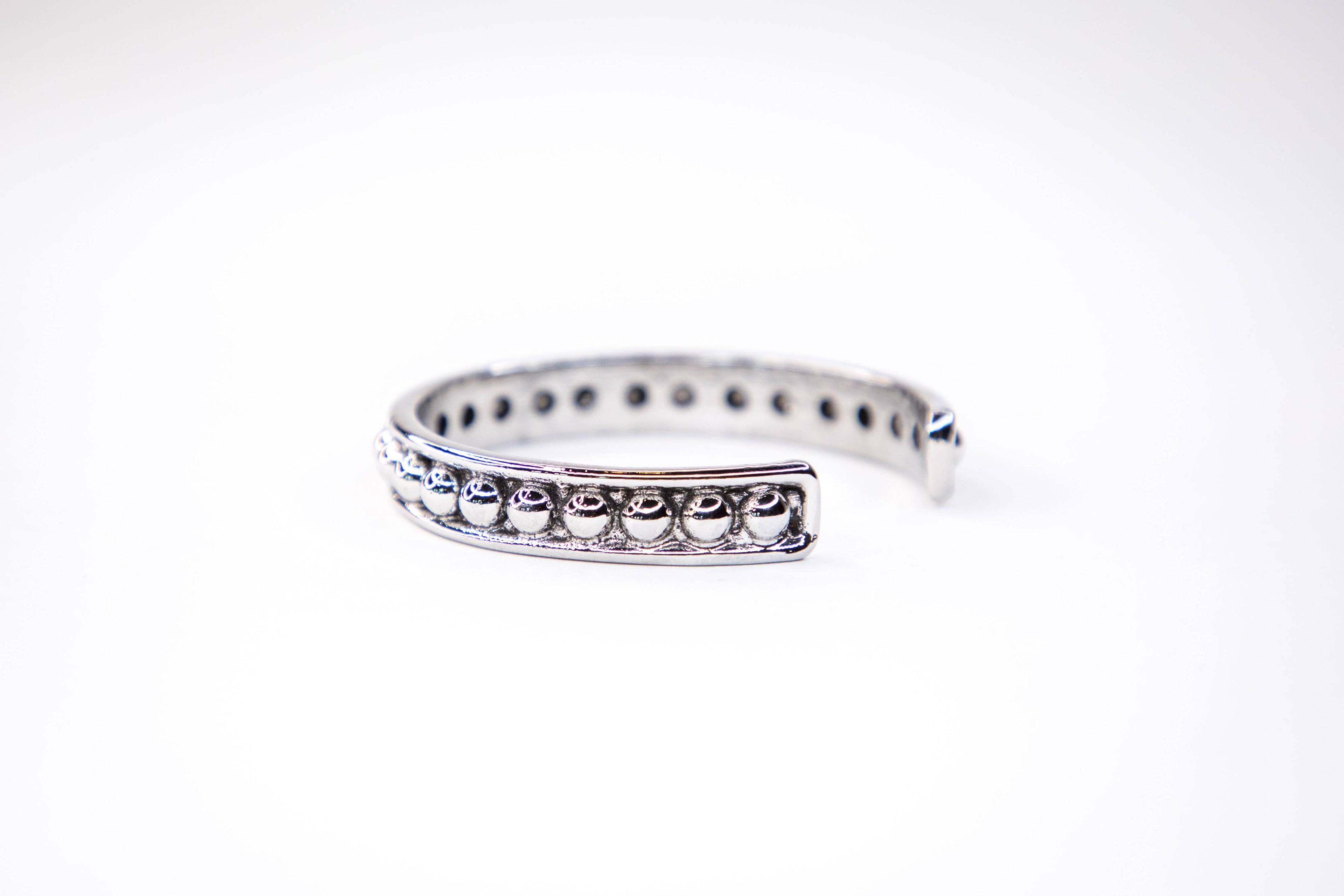 Silver Stud Cuff