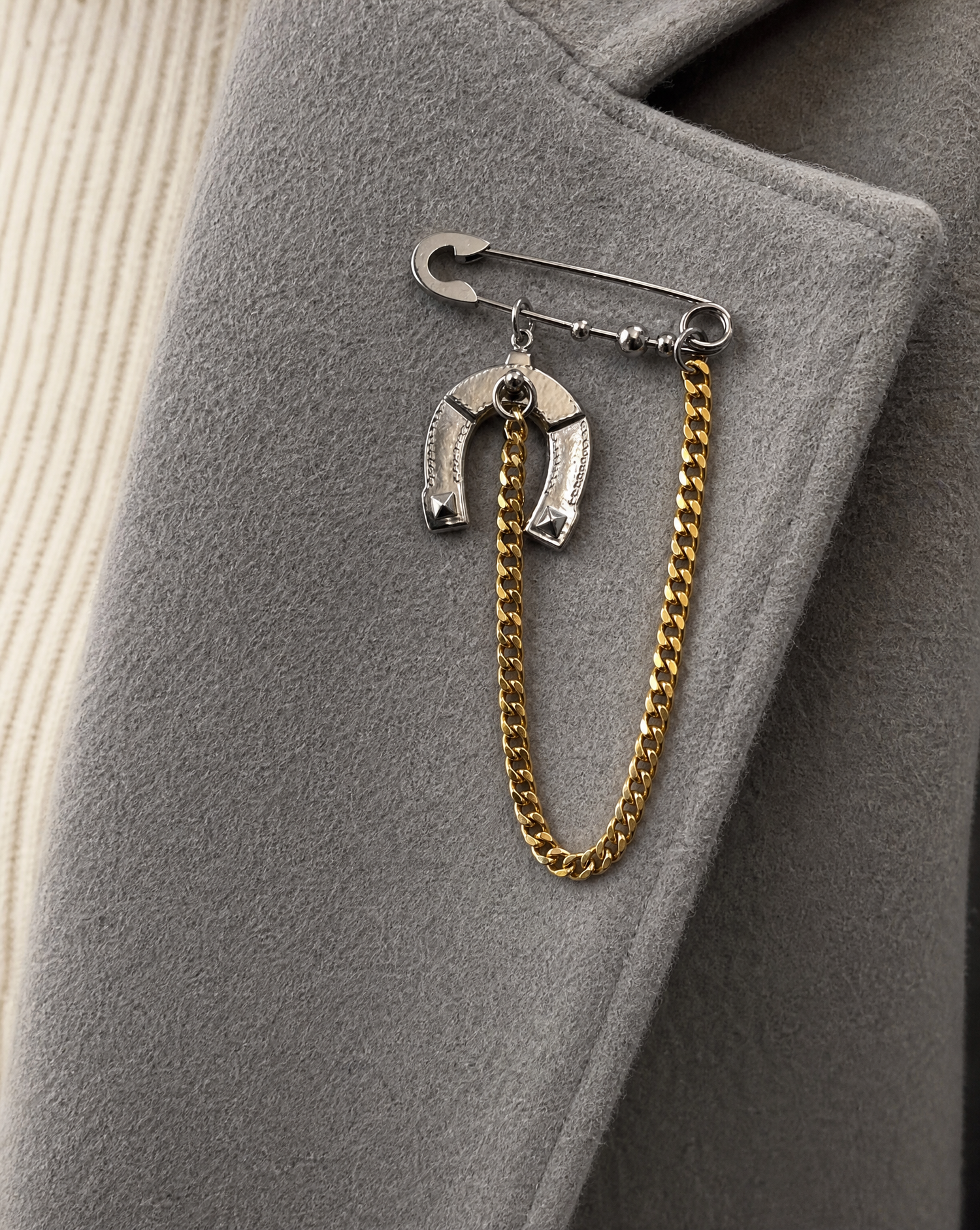 The Silver &amp; Rein Pin