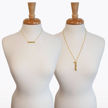 Horse Girl Dog Tag Necklace