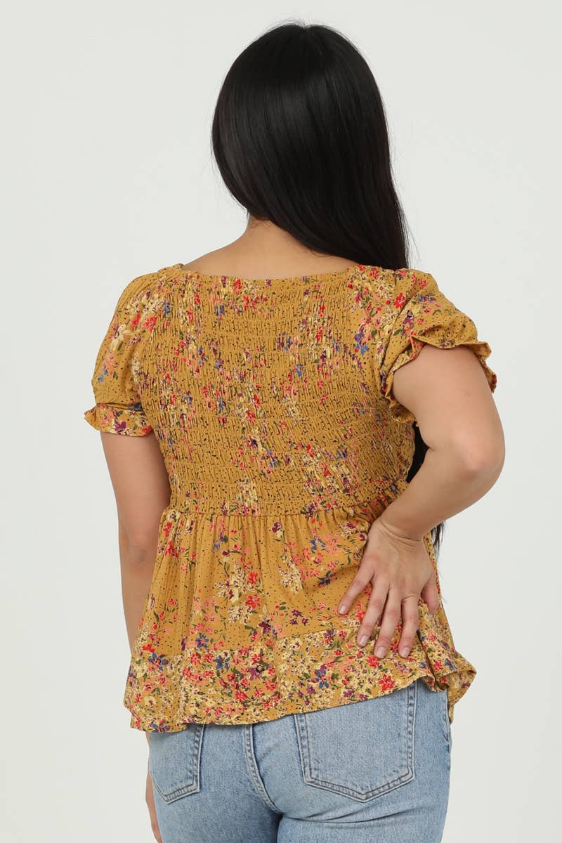 Yellow Rose Prairie Top