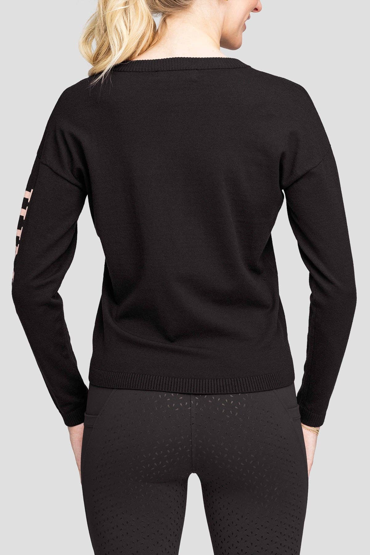 Black Rose Crewneck "Jump" Sweater