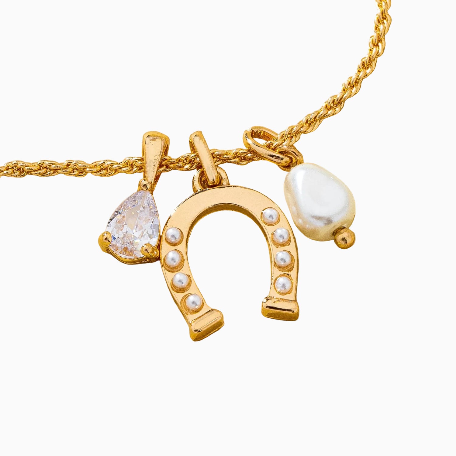 Pearl &amp; Pony Necklace