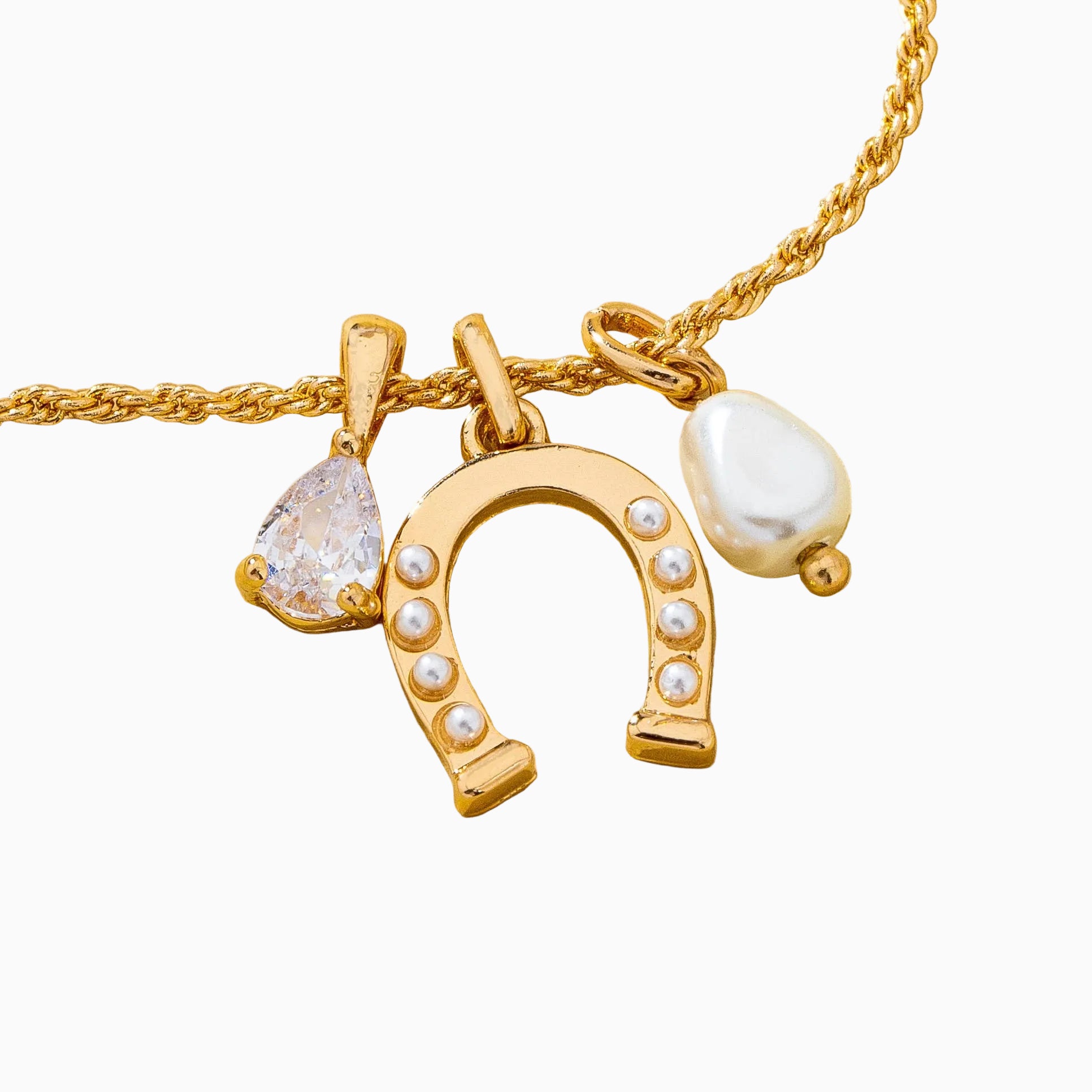 Pearl &amp; Pony Necklace