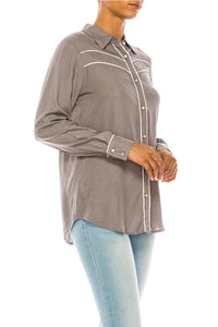 Ensley Embroidered Western Shirt