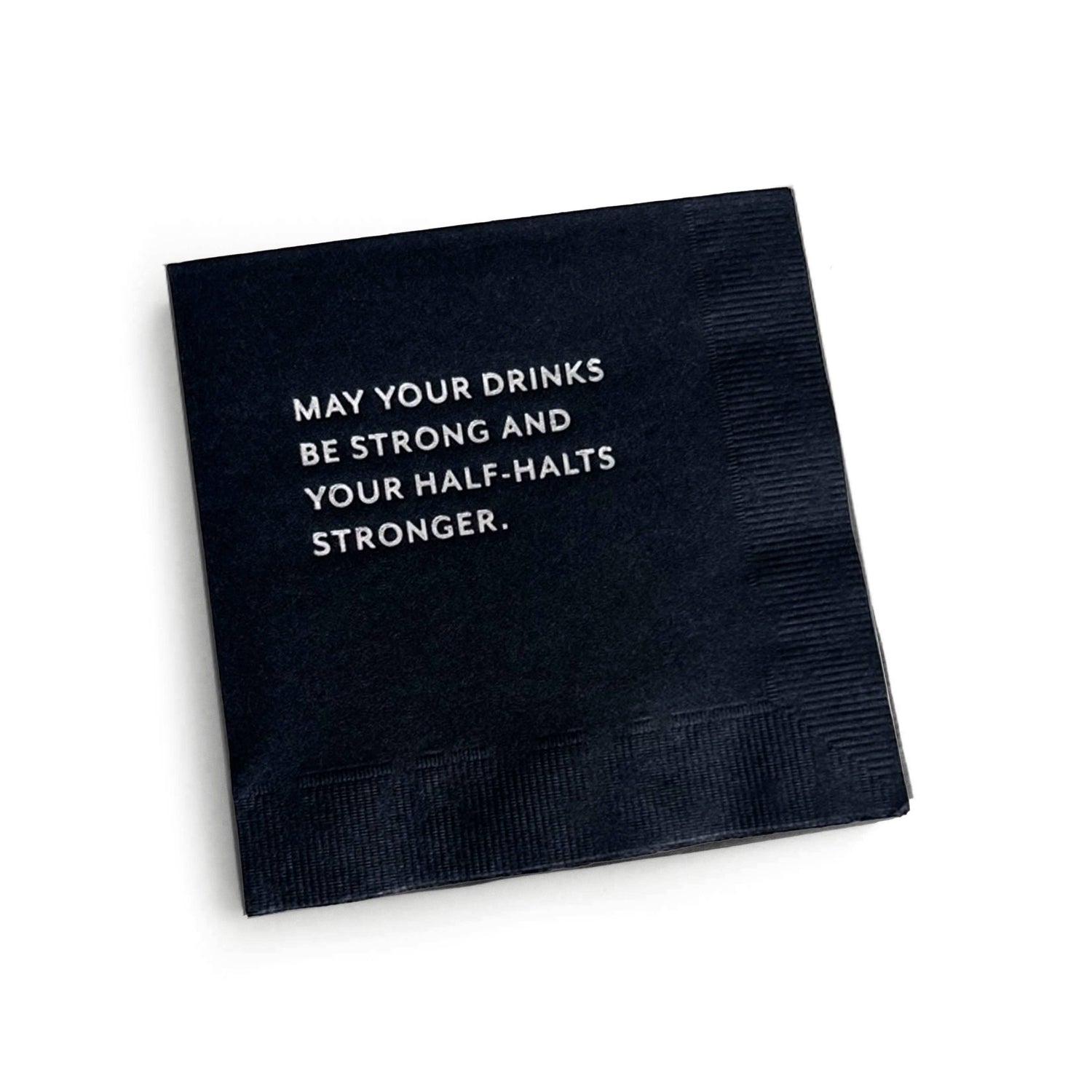 &quot;Half-Halts&quot; Cocktail Napkins