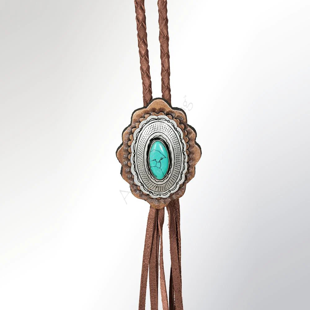 Ruidosa Concho Necklace-Cognac