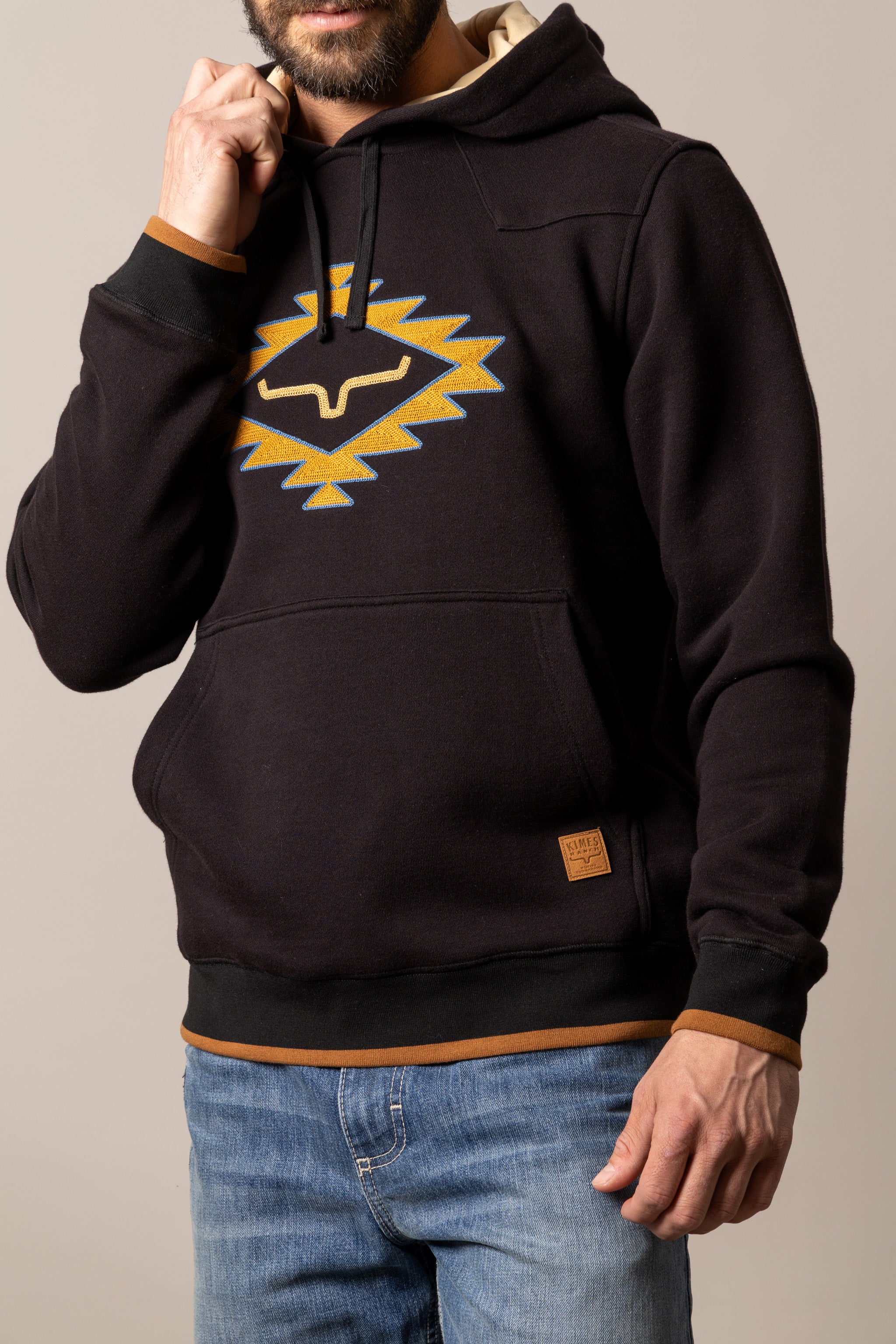 Kimes Ranch Berger Hoodie, Black