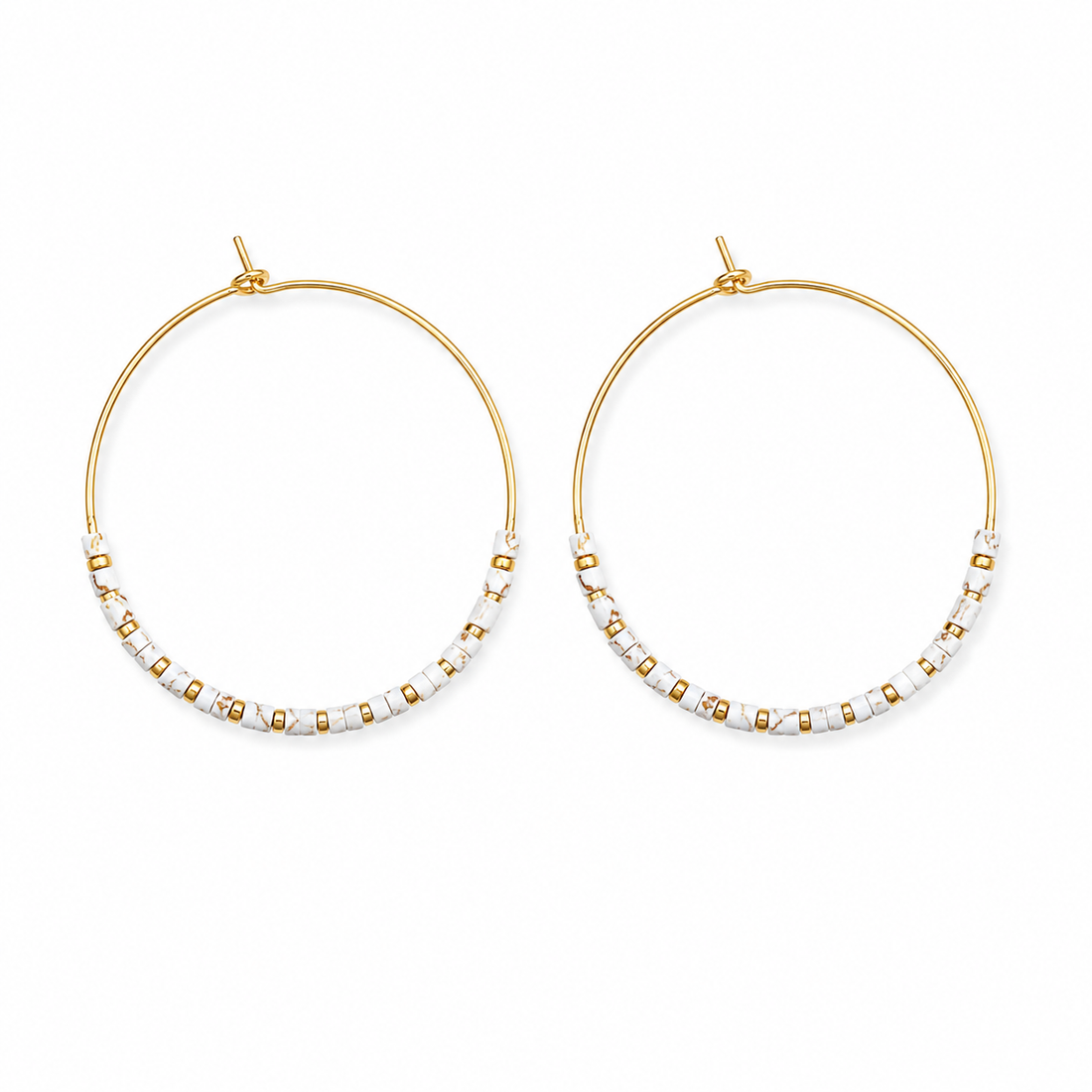 Canyon Stone Hoops