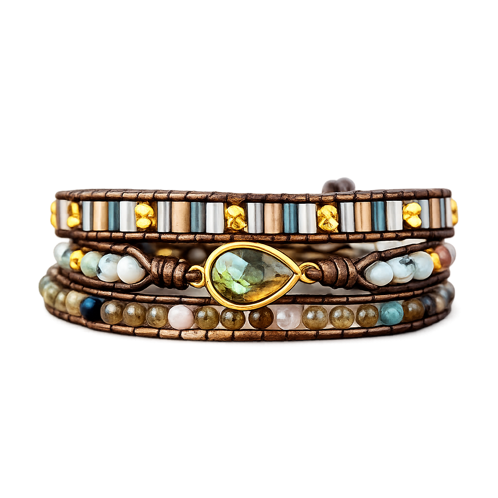 Golden Mesa Wrap Bracelet