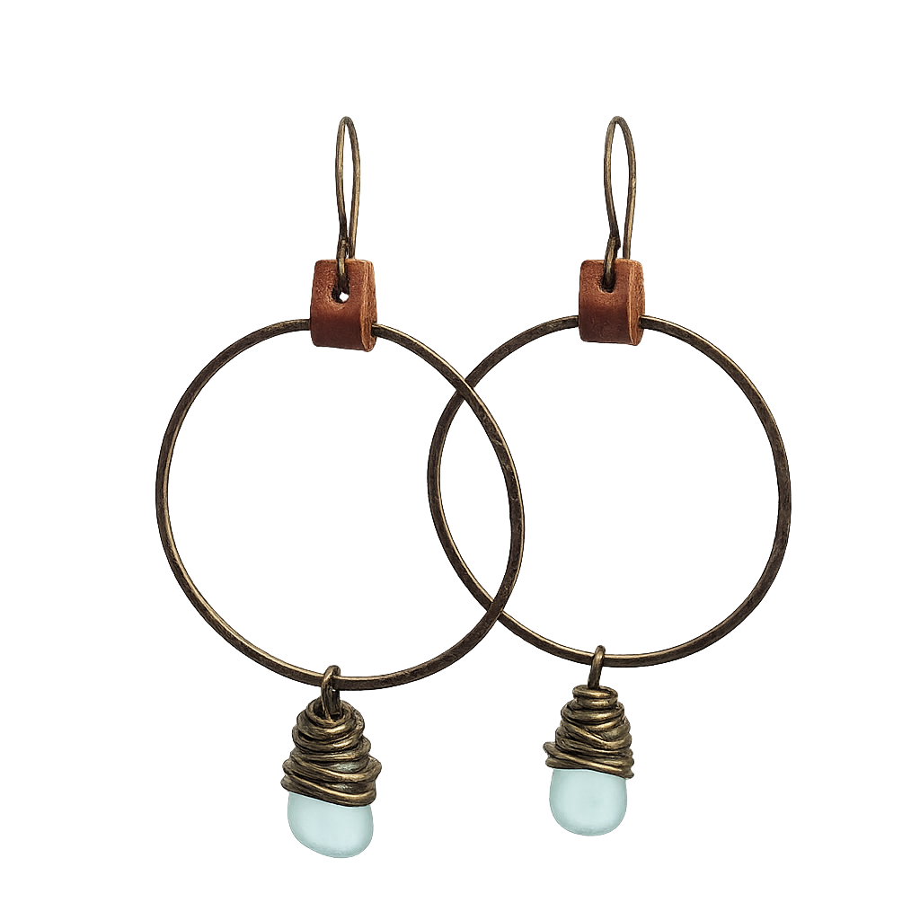 Blue River Hoop Earrings