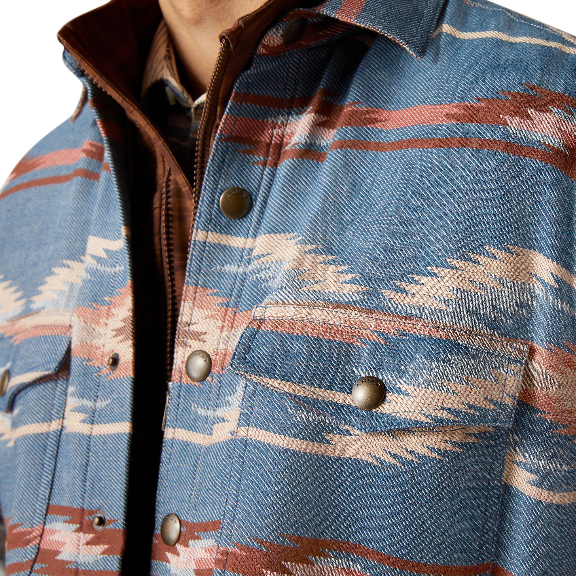 Ariat Retro Chimayo Shirt Jacket Sailor Blue