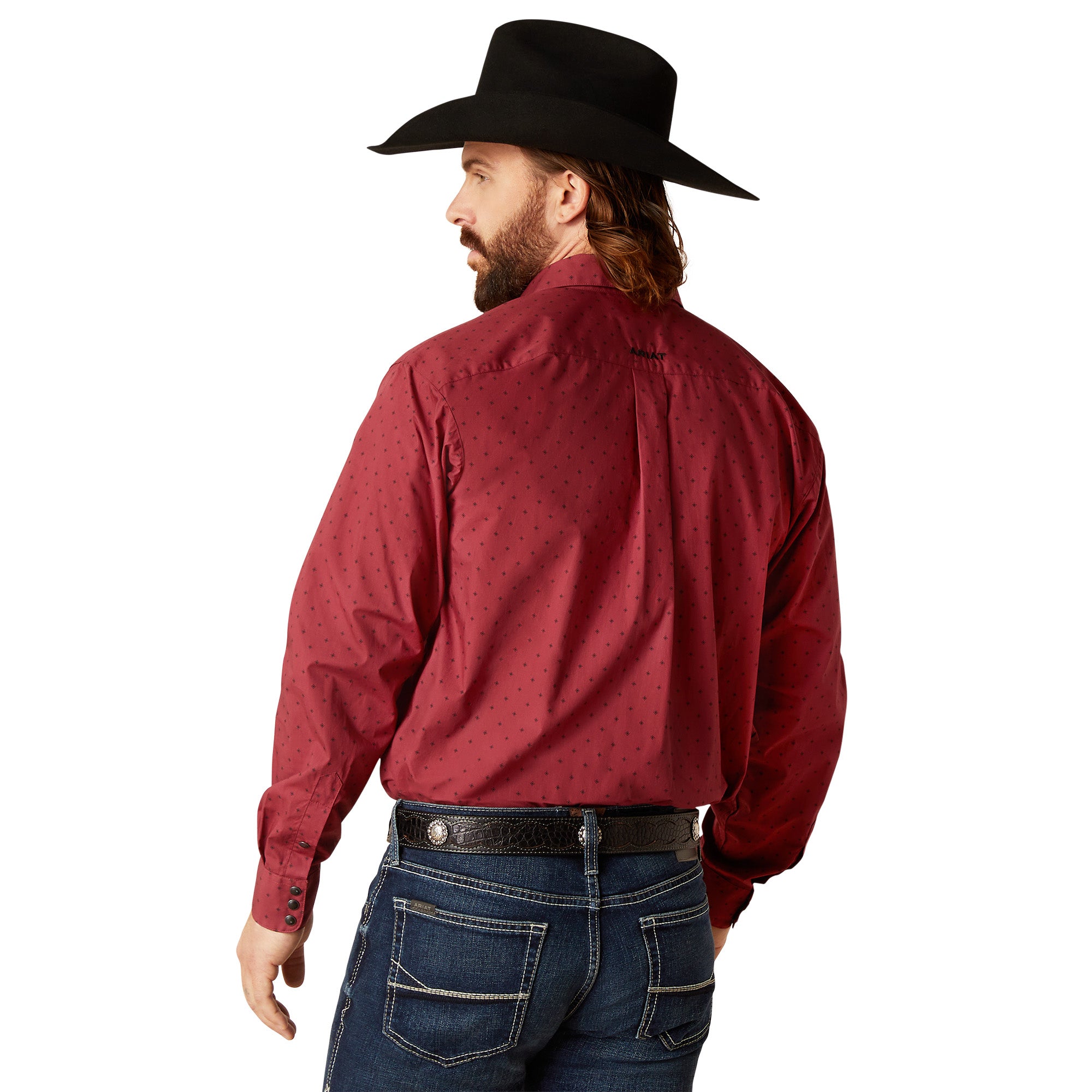 Ariat Mens Norwin Long Sleeve Snap Shirt