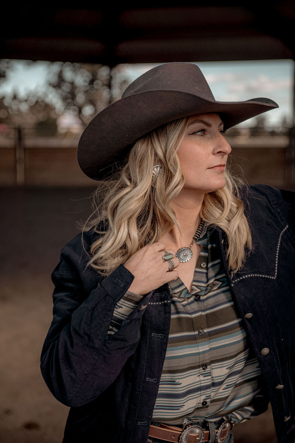 Ranch Hand Corduroy Jacket, Navy
