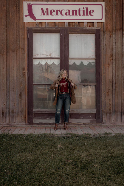 Paddock Knit Vest, Wine