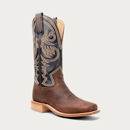 Hyer Sawyer Men’s Cowboy Boot, Redwood &amp; Dark Navy