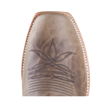 Hyer Stafford Men’s Cowboy Boot, Tan &amp;Chocolate