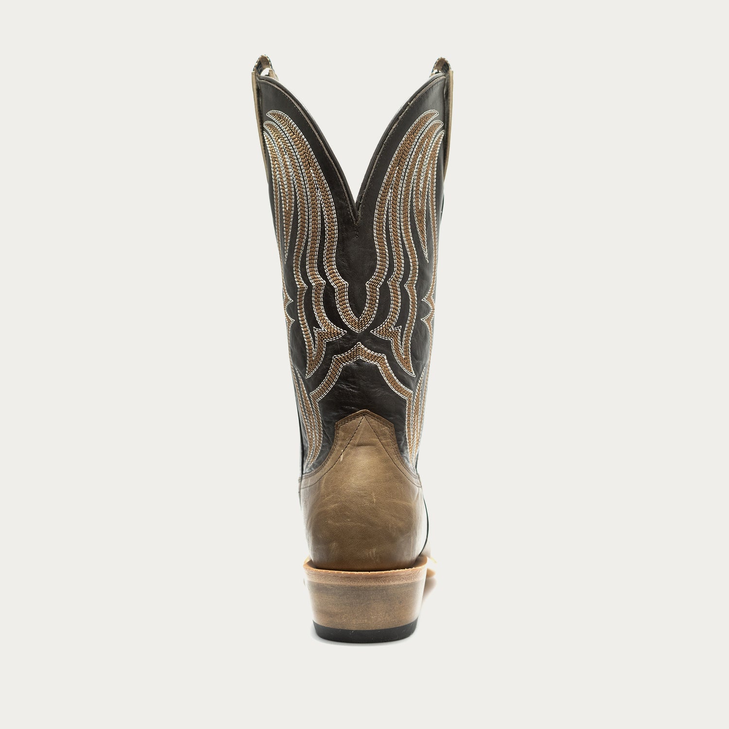 Hyer Stafford Men’s Cowboy Boot, Tan &amp;Chocolate