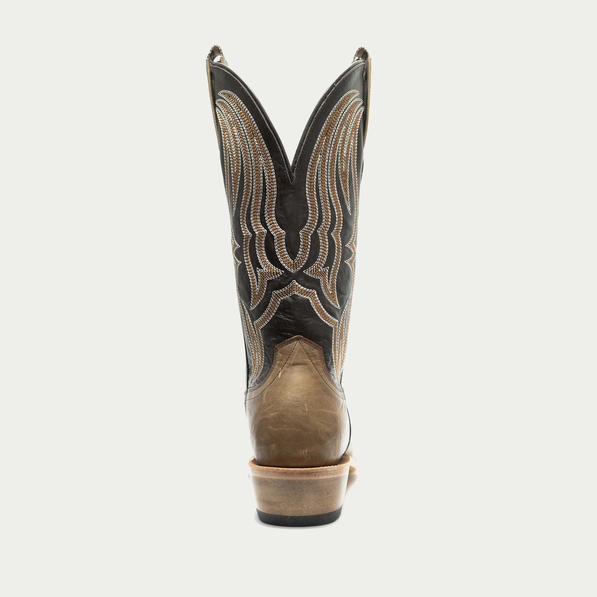Hyer Stafford Men’s Cowboy Boot, Tan &amp;Chocolate