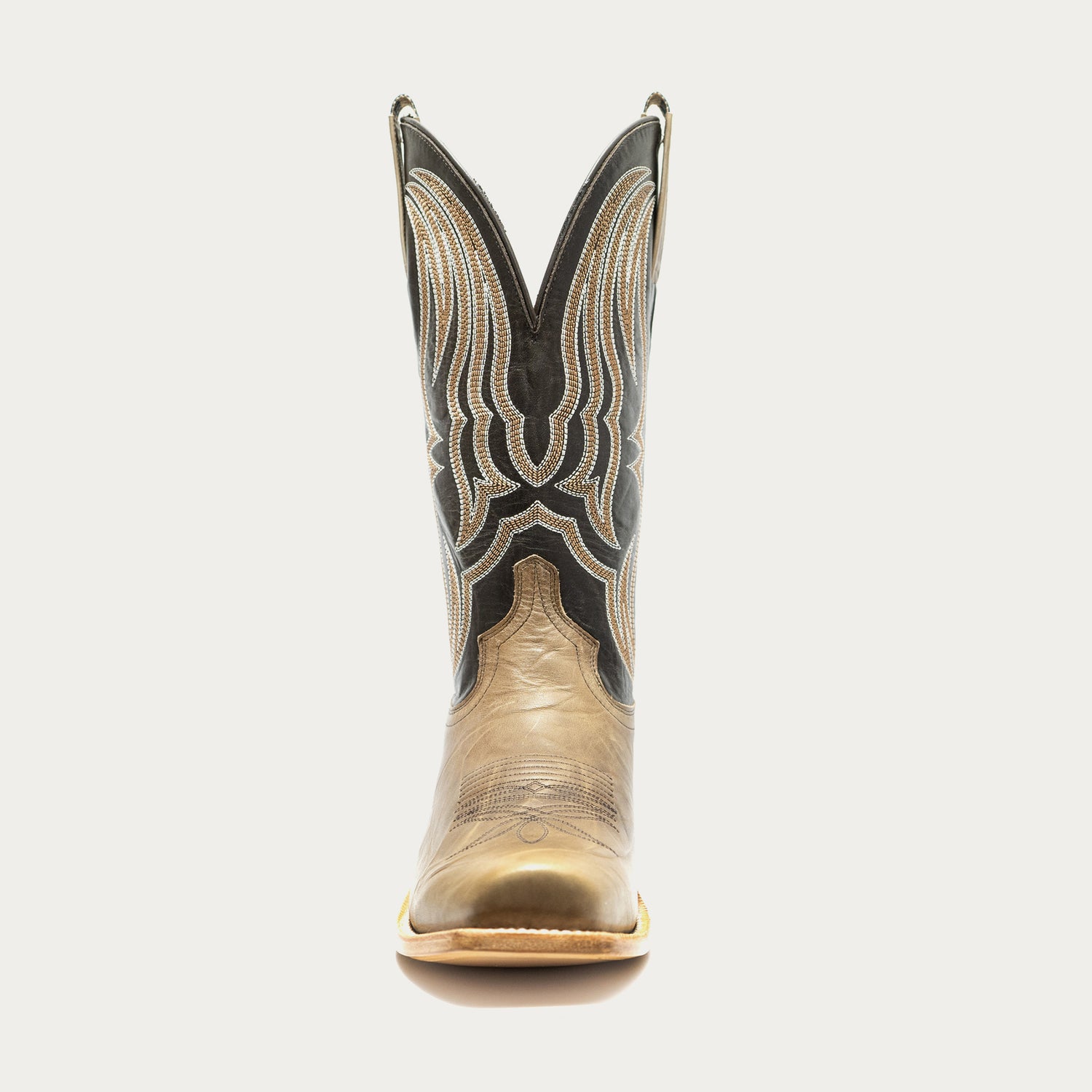 Hyer Stafford Men’s Cowboy Boot, Tan &amp;Chocolate