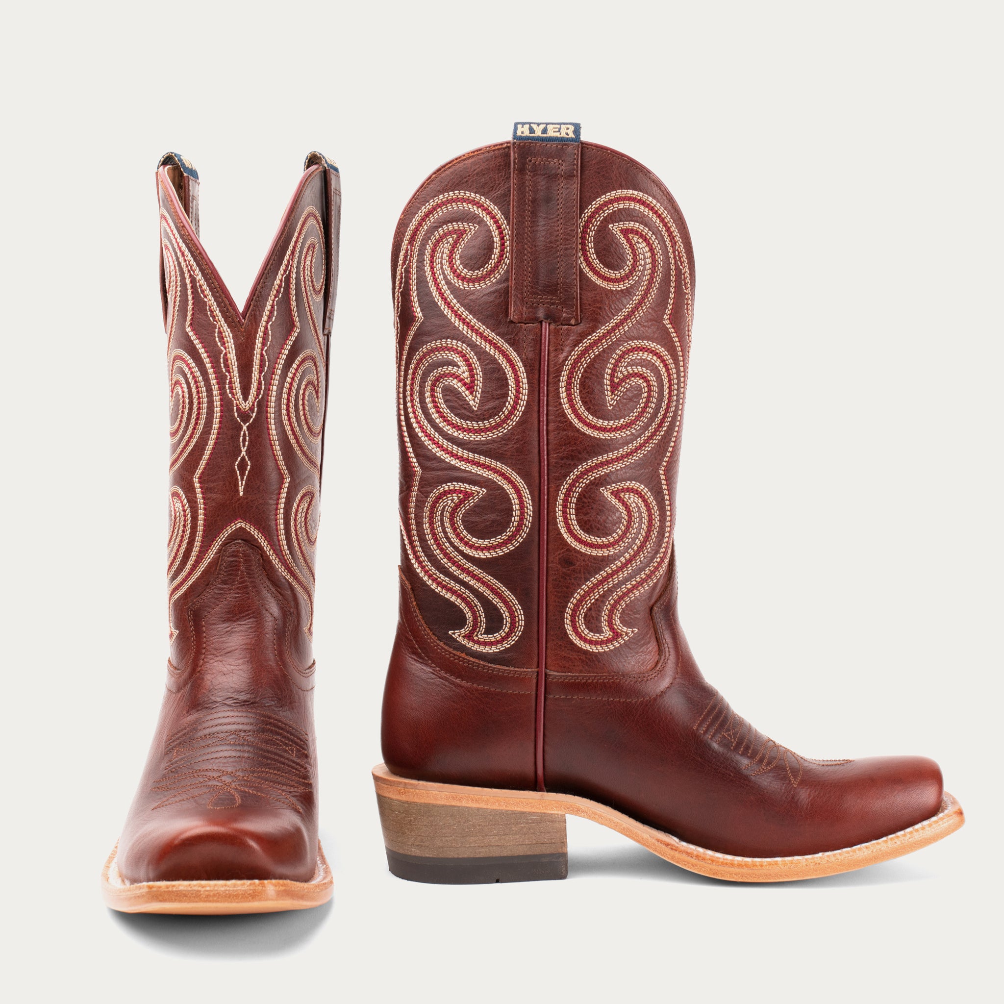Hyer Meriden Women’s Cowboy Boot, Merlot