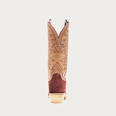 Hyer Rose Hill Boot — Burgundy / Tan