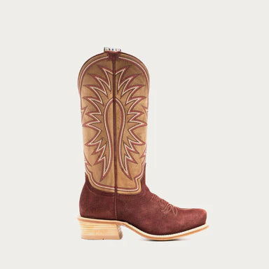 Hyer Rose Hill Boot — Burgundy / Tan