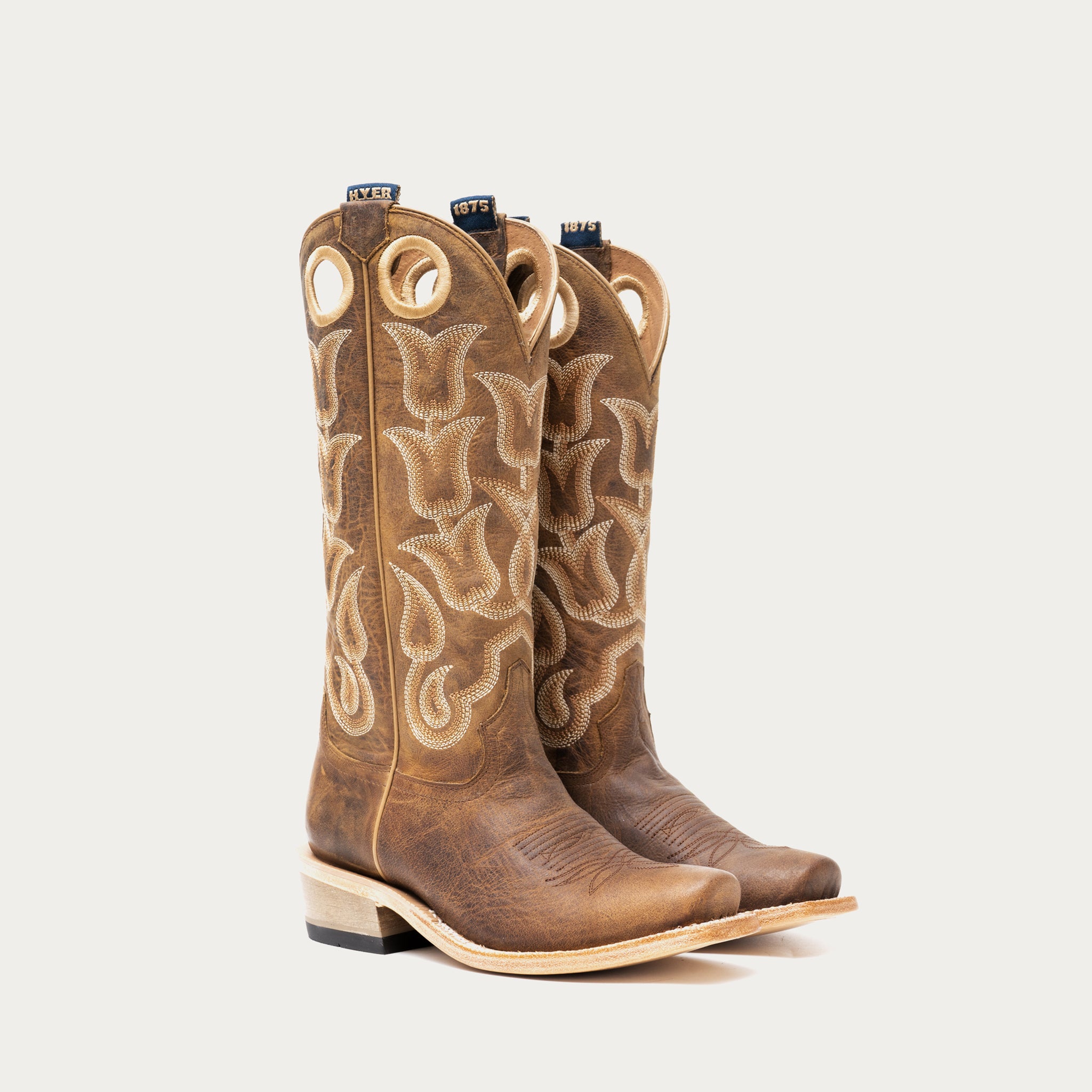 Hyer Tipton Women’s Cowboy Boot, Saddle Tan