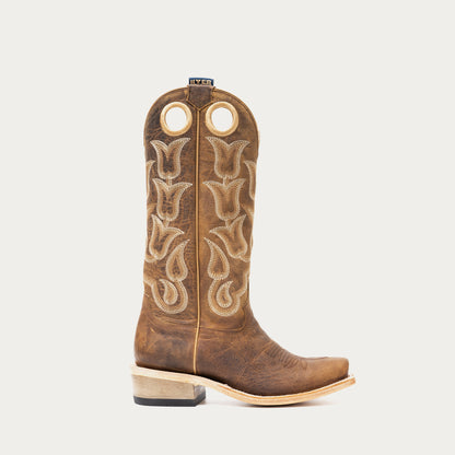 Hyer Tipton Women’s Cowboy Boot, Saddle Tan