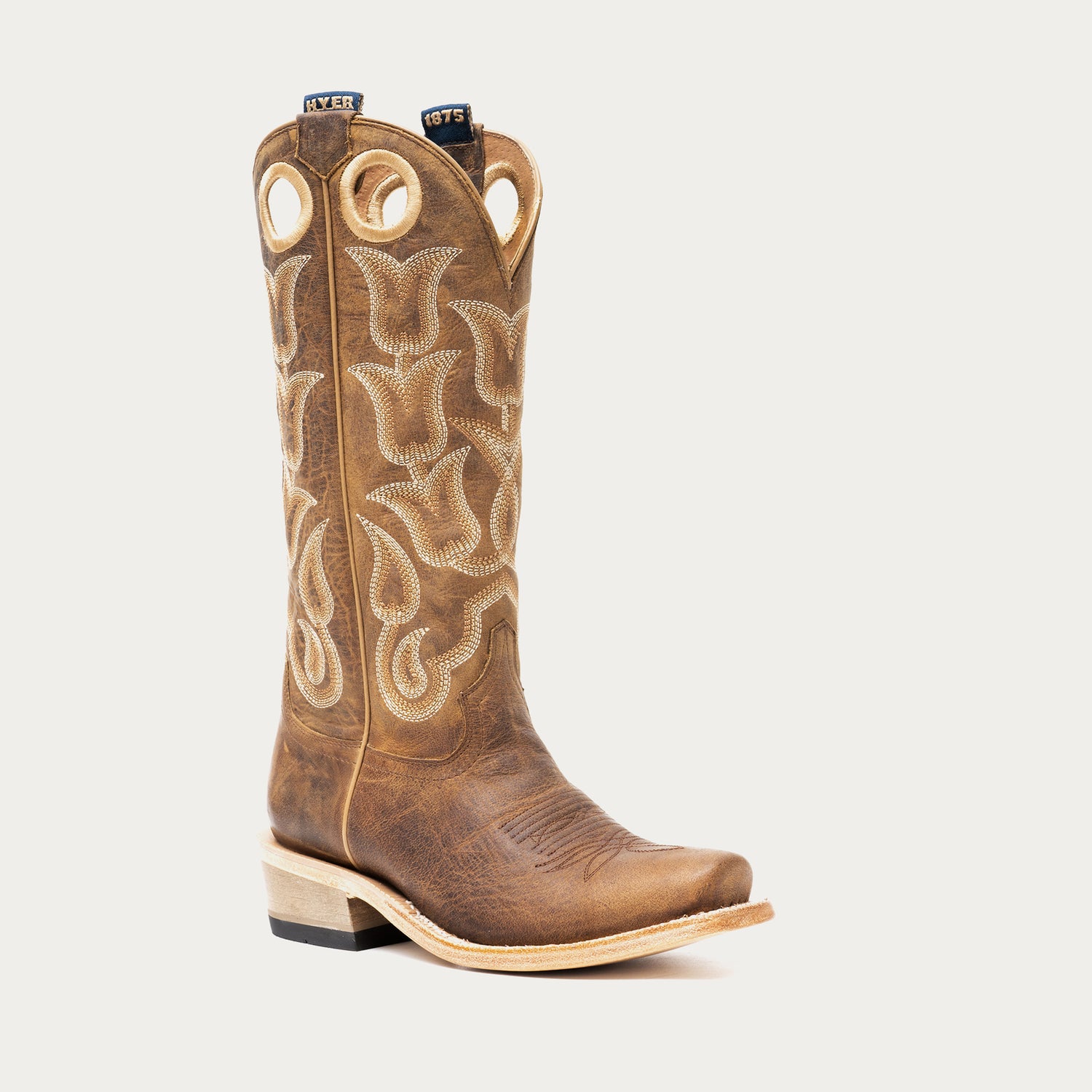 Hyer Tipton Women’s Cowboy Boot, Saddle Tan