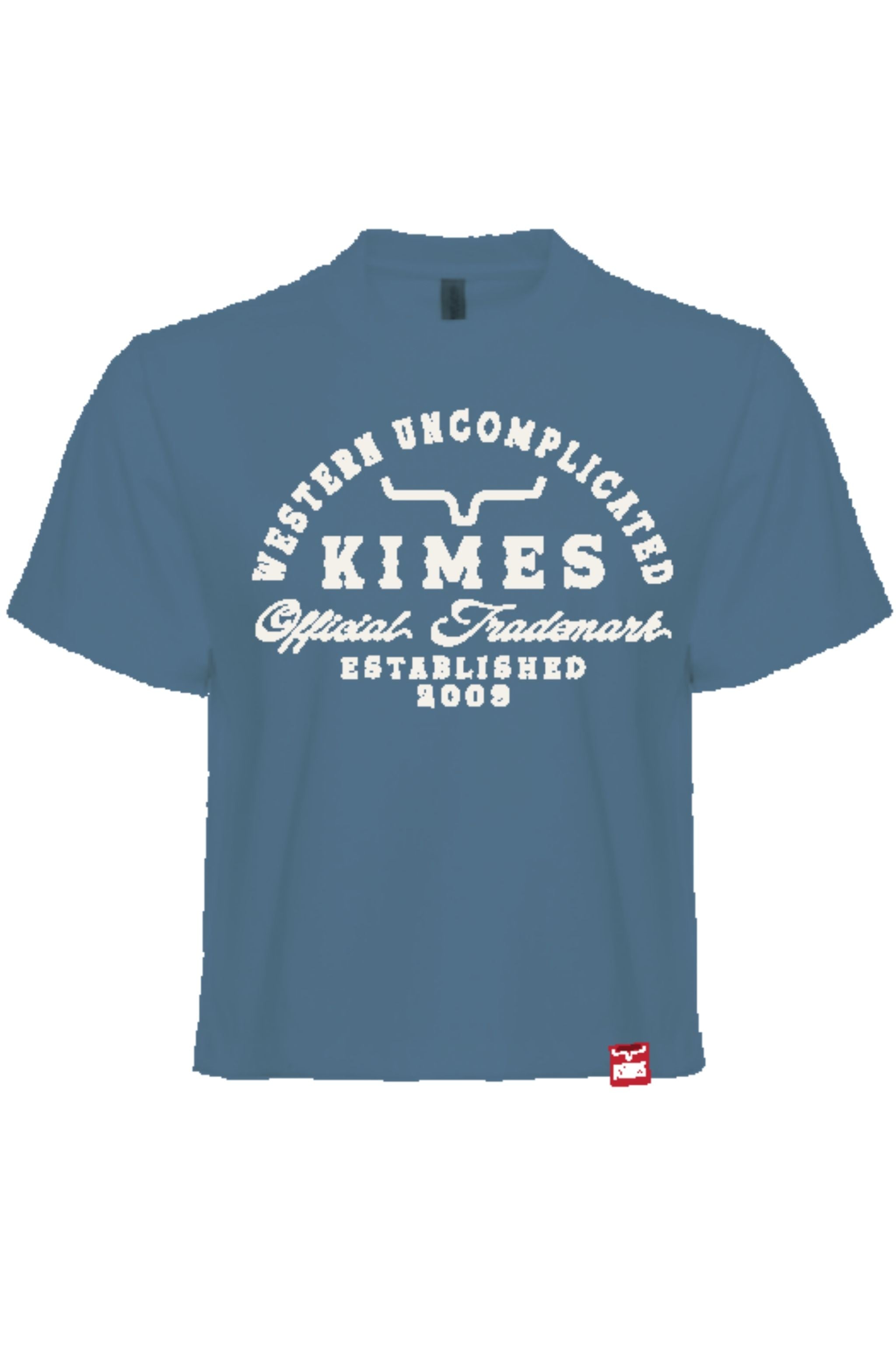 Kimes Ranch Womens Heavy Text, Carbon Blue