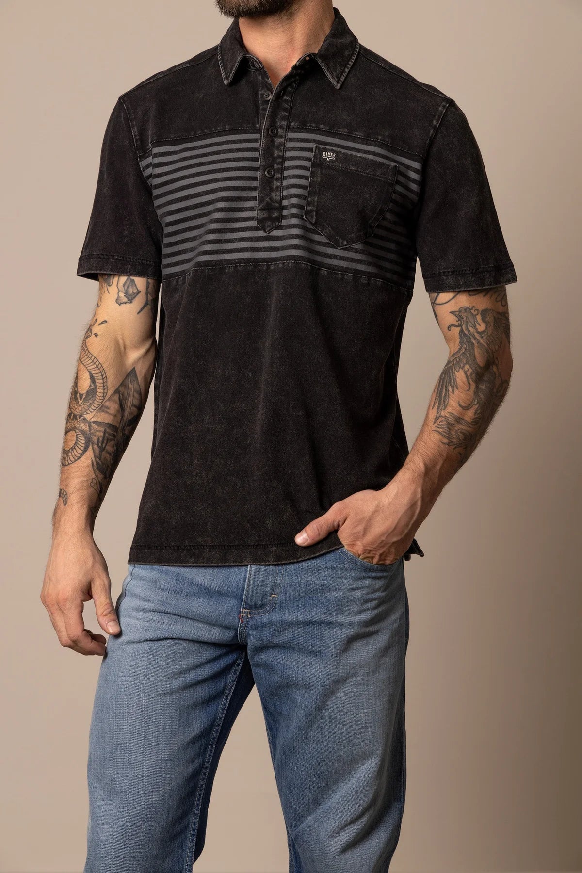 Kimes Ranch Holbrook Polo, Black