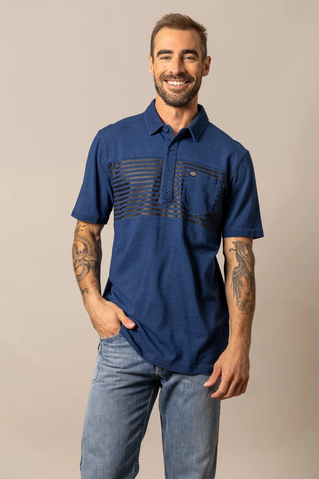 Kimes Ranch Holbrook Polo, Indigo