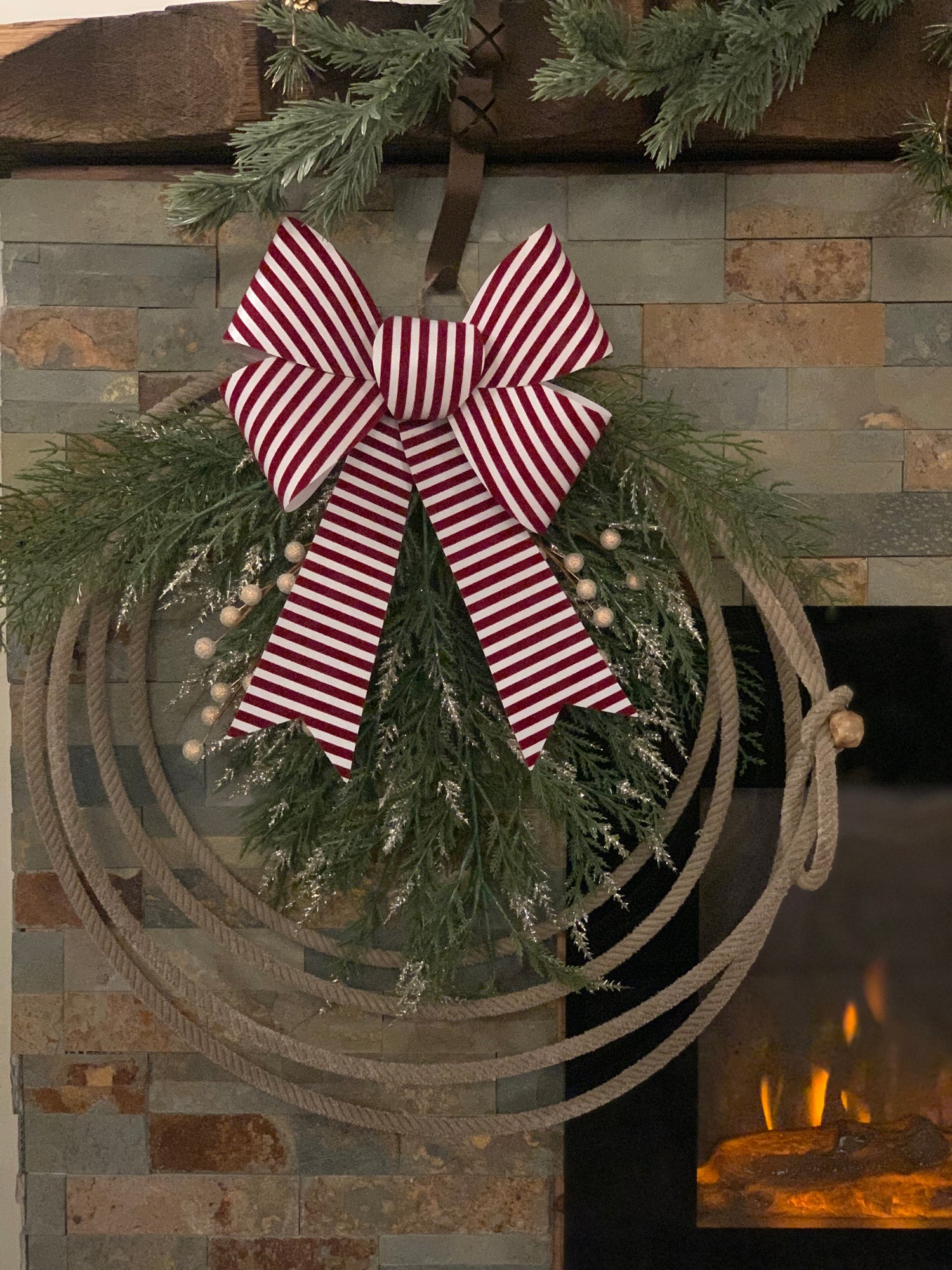 Western Rope Wreath — Holiday Edition