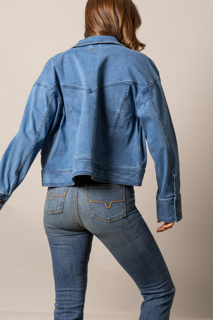Kimes Ranch Joey Boxy Denim Jacket, Antique Wash