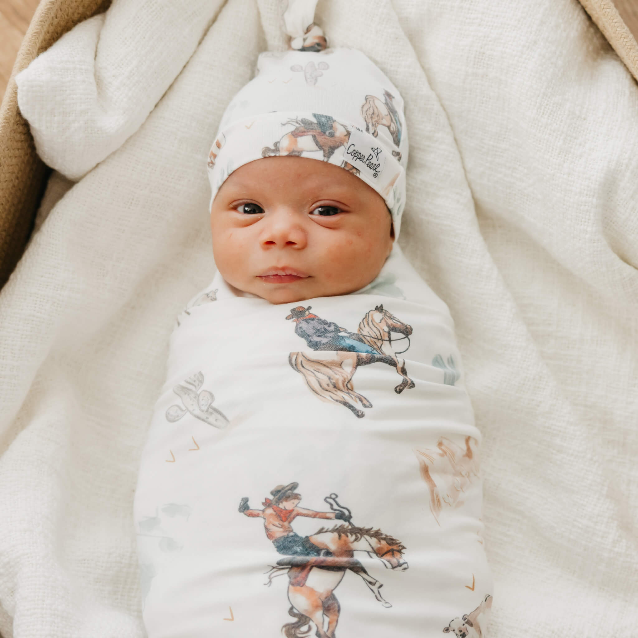 Boone Knit Swaddle Blanket