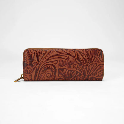 Ranch Road Jewelry Case, Embossed Brown