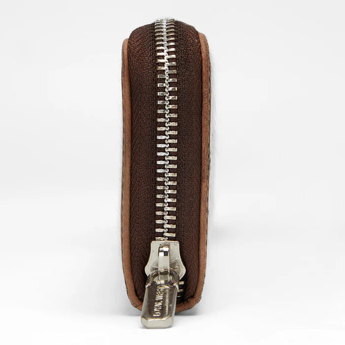 Ranch Road Jewelry Case, Brown &amp; White Cowhide