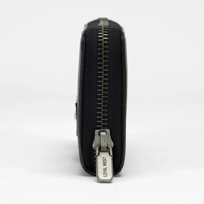 Ranch Road Jewelry Case In Calf Leather, Black