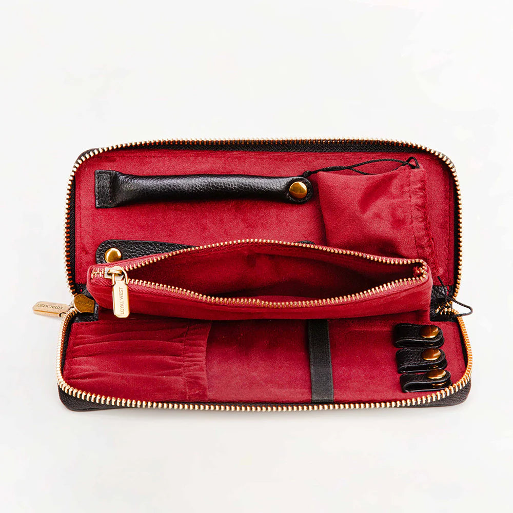 Ranch Road Cowhide Jewelery Case