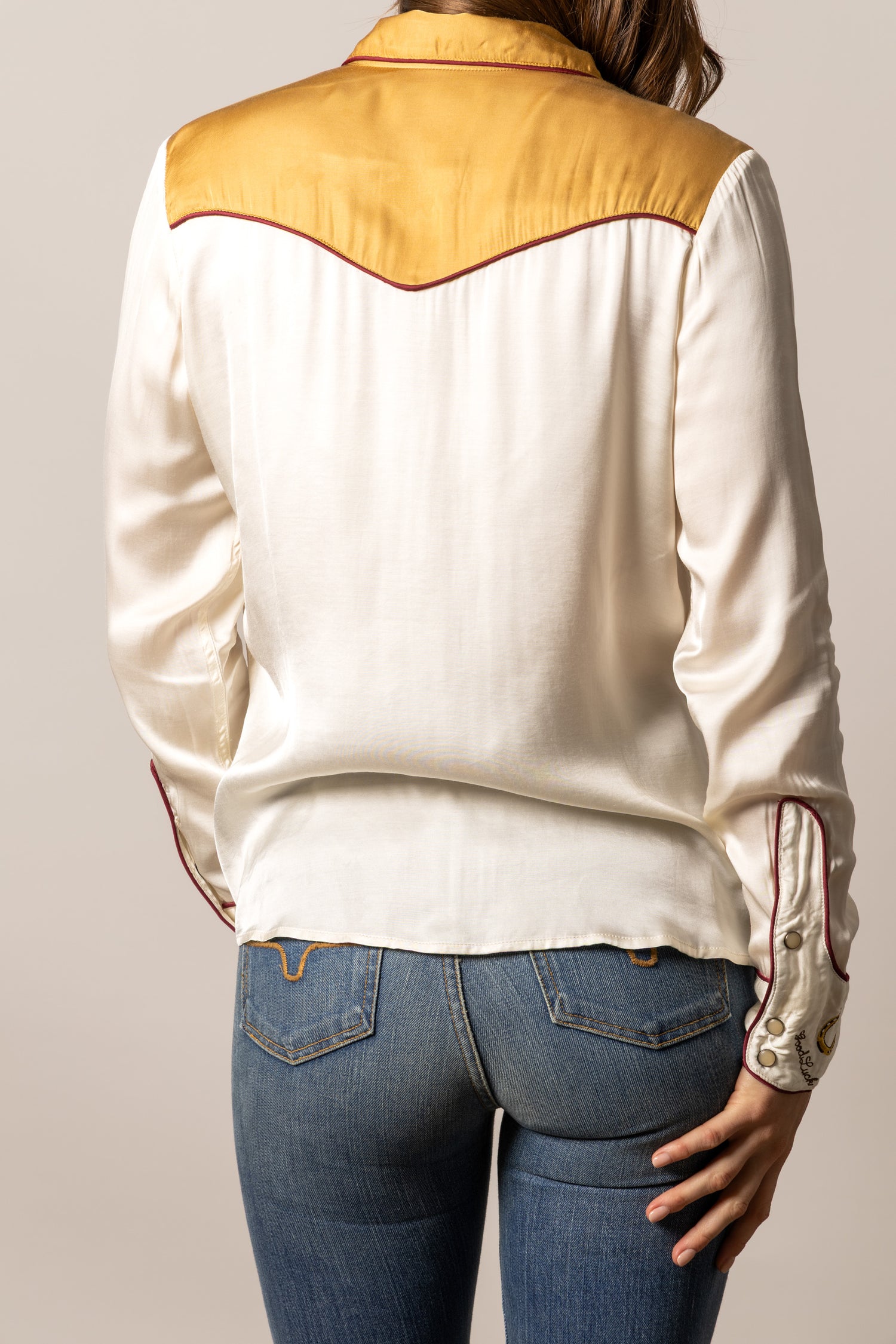 Kimes Ranch Merada Western Snap Shirt, Soft Gold