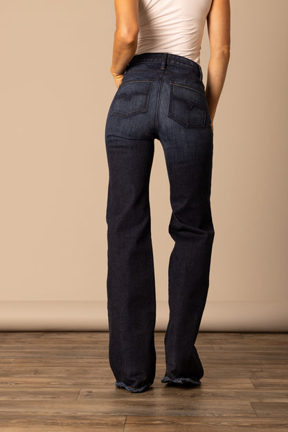Kimes Ranch Olivia Wide Leg Jeans – Dark Wash