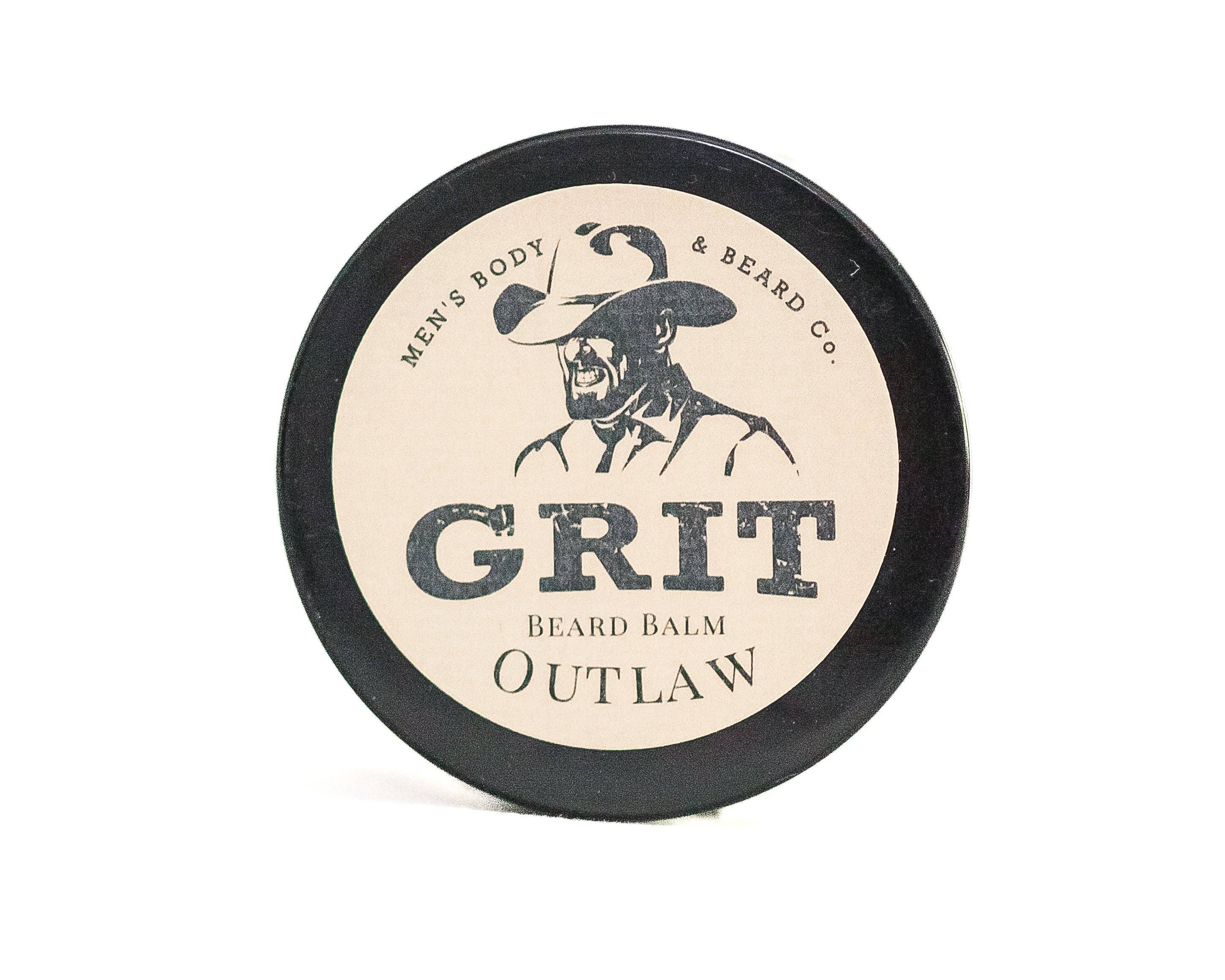 Beard balm container with &