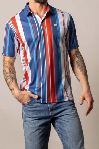 Kimes Ranch Rein Short Sleeve Polo, Blue