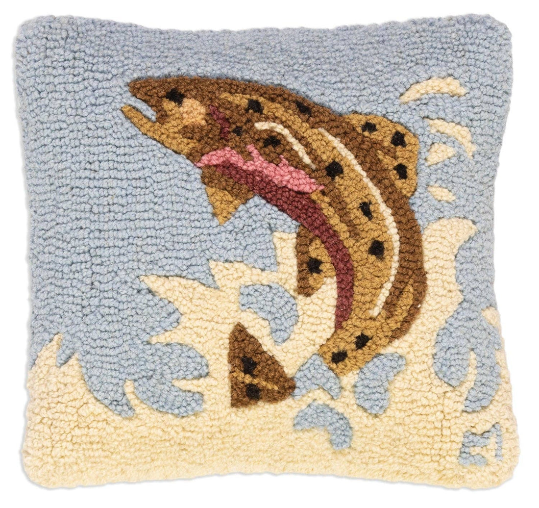River Rise Hooked Pillow