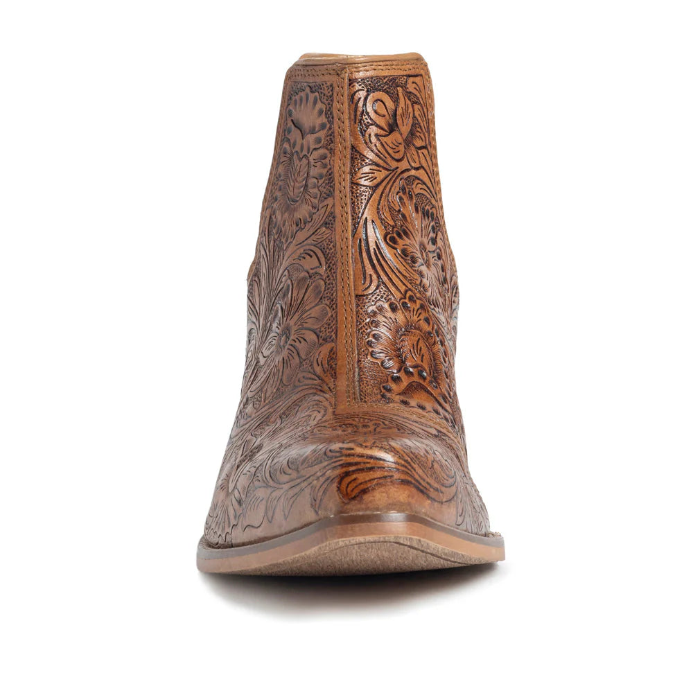 Dakota Charm Hand-tooled Booties