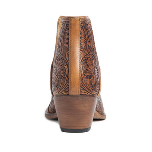 Dakota Charm Hand-tooled Booties