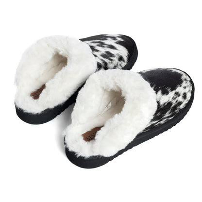 Alamosa Hair-on Hide Lined Slippers