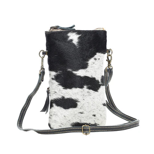 Black &amp; White Cross Body Bag