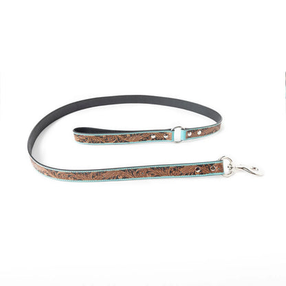 Luna Beam Dog Leash, Turquoise