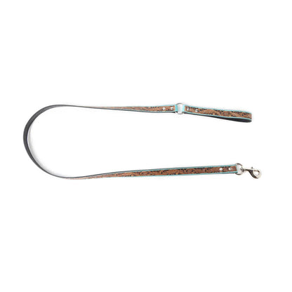 Luna Beam Dog Leash, Turquoise